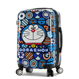 New Doraemon Cartoon Luggage Men And Women Fashion Travel Suitcase Universal Wheels Trolley Luggage