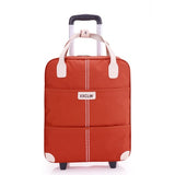 Women Rolling Luggage Bag Set,Waterproof Oxford Cloth Travel Suitcase,Wheel Trolley Case,Portable