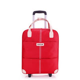 Women Rolling Luggage Bag Set,Waterproof Oxford Cloth Travel Suitcase,Wheel Trolley Case,Portable