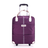 Women Rolling Luggage Bag Set,Waterproof Oxford Cloth Travel Suitcase,Wheel Trolley Case,Portable