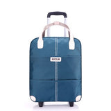 Women Rolling Luggage Bag Set,Waterproof Oxford Cloth Travel Suitcase,Wheel Trolley Case,Portable