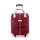 Women Rolling Luggage Bag Set,Waterproof Oxford Cloth Travel Suitcase,Wheel Trolley Case,Portable