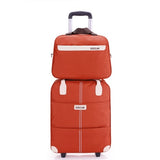 Women Rolling Luggage Bag Set,Waterproof Oxford Cloth Travel Suitcase,Wheel Trolley Case,Portable