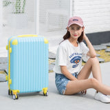 2018 New Fashion Rolling Luggage Bag,Women Travel Suitcase,Universal Wheel Abs Trolley