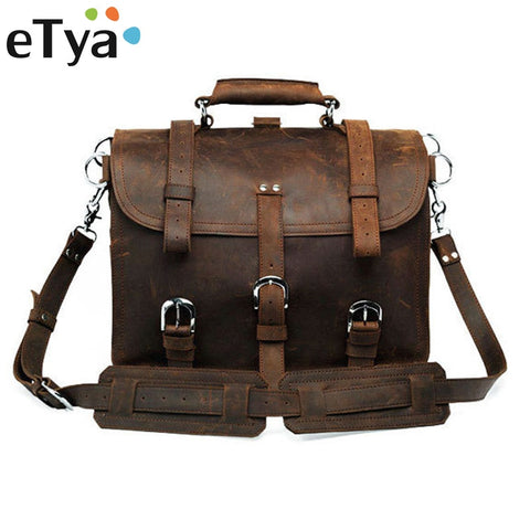 Genuine Leather Men Bag Business Briefcase Messenger Handbags Men Crossbody Bags Men'S Travel