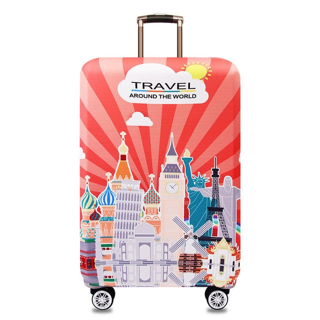 Thicker Travel Suitcase Protective Cover Luggage Case Travel Accessories Elastic Luggage Dust Cover