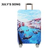 Thicker Travel Suitcase Protective Cover Luggage Case Travel Accessories Elastic Luggage Dust Cover