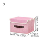 Non-Woven Clothing Folding Cover Storage Box Closet Organizer Underwear Shoes Toy Sundries Wardrobe