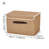 Non-Woven Clothing Folding Cover Storage Box Closet Organizer Underwear Shoes Toy Sundries Wardrobe