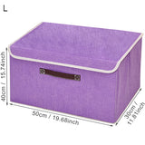 Non-Woven Clothing Folding Cover Storage Box Closet Organizer Underwear Shoes Toy Sundries Wardrobe