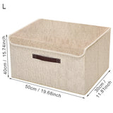 Non-Woven Clothing Folding Cover Storage Box Closet Organizer Underwear Shoes Toy Sundries Wardrobe