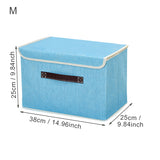 Non-Woven Clothing Folding Cover Storage Box Closet Organizer Underwear Shoes Toy Sundries Wardrobe