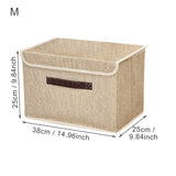Non-Woven Clothing Folding Cover Storage Box Closet Organizer Underwear Shoes Toy Sundries Wardrobe