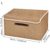 Non-Woven Clothing Folding Cover Storage Box Closet Organizer Underwear Shoes Toy Sundries Wardrobe