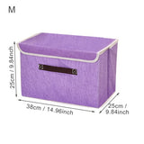 Non-Woven Clothing Folding Cover Storage Box Closet Organizer Underwear Shoes Toy Sundries Wardrobe