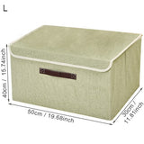 Non-Woven Clothing Folding Cover Storage Box Closet Organizer Underwear Shoes Toy Sundries Wardrobe