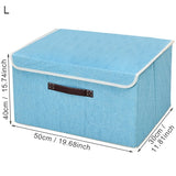 Non-Woven Clothing Folding Cover Storage Box Closet Organizer Underwear Shoes Toy Sundries Wardrobe