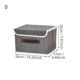 Non-Woven Clothing Folding Cover Storage Box Closet Organizer Underwear Shoes Toy Sundries Wardrobe