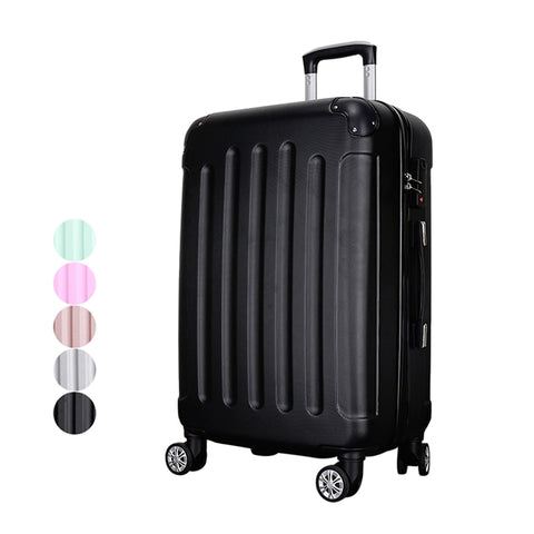Abs Plastic Rolling Luggage Traveling Luggage Bags With Spinner Wheels Suitcases Trolley Bag For