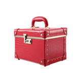 2018 New Red Luggage Crocodile Skin Suitcase Girls Travel Luggage Rolling Spinner Tsa Lock Safety