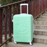 Hello Kitty Rollingluggage Bag ,Women Travel Suitcase,Abs Cartoon Box,Fashion Carry On,Kids