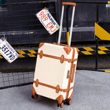 Vintage Rolling Luggage Bag,Fashion Travel Suitcase With Wheel,High Quality Abs Trolley