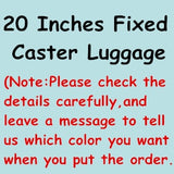 Retro Pu Trolley Travel Bag Travel Box Red Married Luggage Suitcases Female,14 20 22 24 Korea