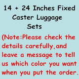 Retro Pu Trolley Travel Bag Travel Box Red Married Luggage Suitcases Female,14 20 22 24 Korea