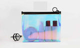 Fashion Paillette Transparent Cosmetic Bag Travel Zipper Make Up Case Organizer Storage Makeup