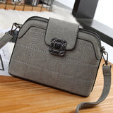 High Quality Puers Leather Female Top-Handle Bag Fashion Women Shoulder Bags Shell Stlye Ladies