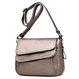 White Summer Bag Leather Luxury Handbags Women Bags Designer Female Shoulder Messenger Bag Mother