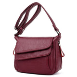 White Summer Bag Leather Luxury Handbags Women Bags Designer Female Shoulder Messenger Bag Mother