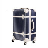 2018 New Universal Wheels Luggage Travel Suitcase Password Large Spinner Trolley Luggage Brake