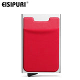 Men Aluminum Wallet With Back Pocket Id Card Holder Rfid Blocking Mini Slim Metal Wallet