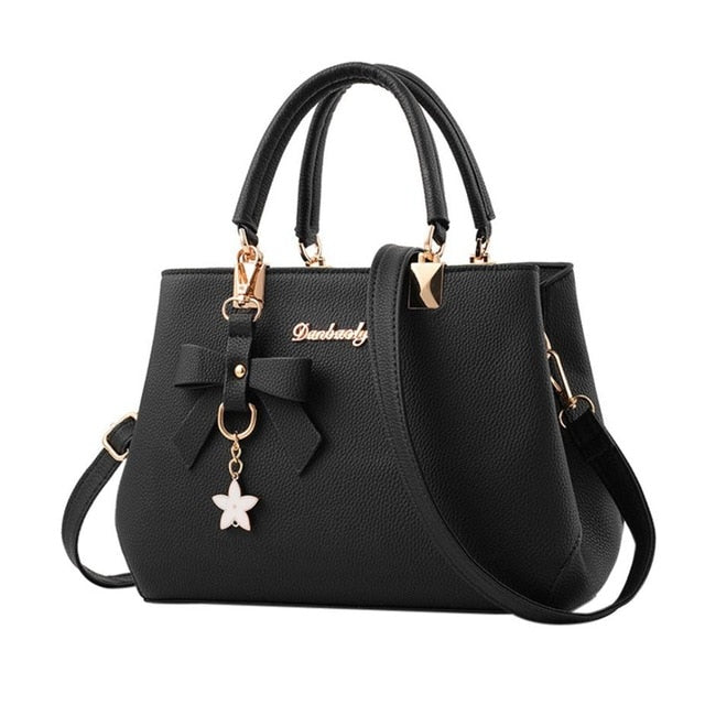 Ladies Leather Five-Pointed Star Shoulder Bag Messenger Bag Handbag Bolsas De Luxo Mulheres Sacos