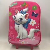 Brand 3D Extrusion Eva 16 Inches Child Cartoon Boy Luggage Kids Car Climb Stairs Suitcase Travel