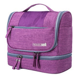 Multifunction Hanging Cosmetic Storage Bag Organizer Women Men Double Layer Beauty Makeup Pouch