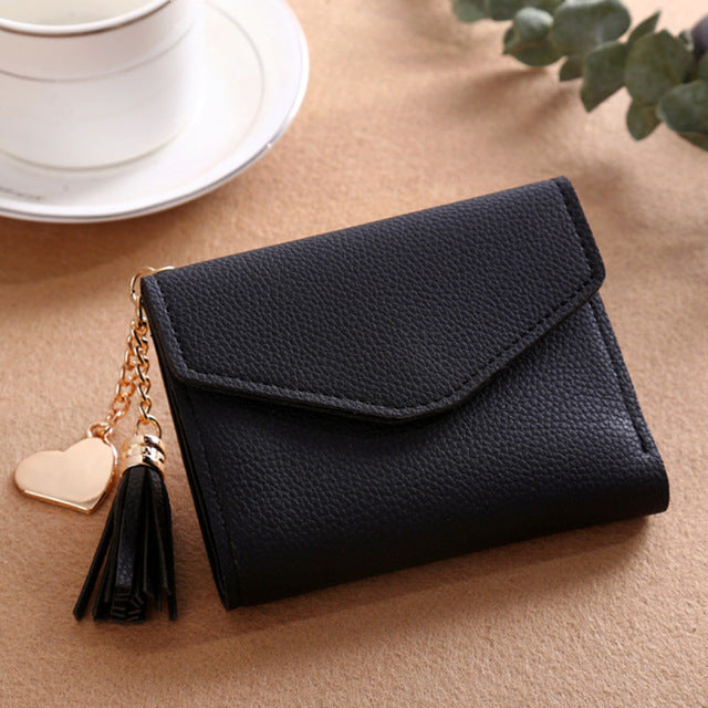 Long Wallet Women Purses Tassel Fashion Coin Purse Card Holder Wallets Female High Quality Clutch