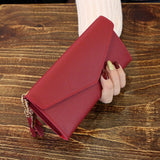 Long Wallet Women Purses Tassel Fashion Coin Purse Card Holder Wallets Female High Quality Clutch