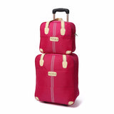 17.7 Inch Travel Luggage Set Brand Spinner Wheel Suitcase Original Women Boarding Box Carry On