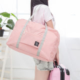 Sale 1Pc Women Travel Luggage Bag Big Capacity Folding Carry-On Duffle Bag Foldable Nylon Zipper