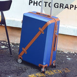 Vintage Rolling Luggage Bag,Travel Suitcase With Wheel ,Women Trolley Case,Men Universal Wheel