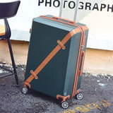 Vintage Rolling Luggage Bag,Travel Suitcase With Wheel ,Women Trolley Case,Men Universal Wheel