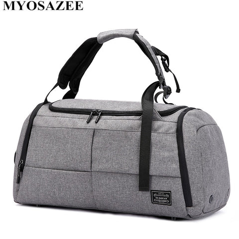 Myosazee Brand High Capacity Travel Bag Men Leisure Business Multifunction Rusksack Male Fashion