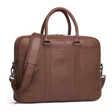 Contact'S Men Briefcase Genuine Leather Big Business Messenger Bags Male Casual Shoulder Bag For