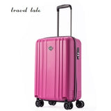 Travel Tale Contracted Pp 20/24/28 Inches Rolling Luggage Spinner Brand Travel Suitcase Fashion