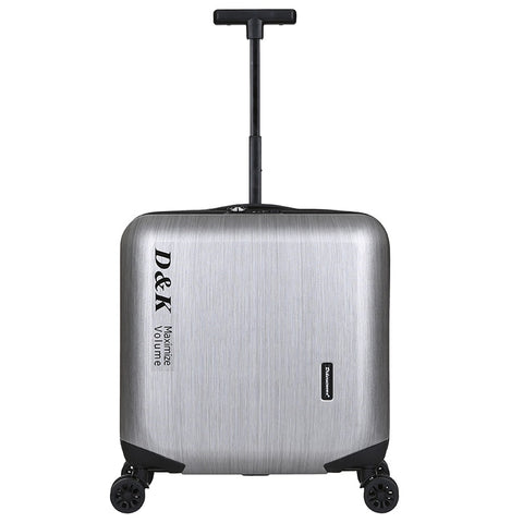 18 Inches Aluminum Alloy Frame Business Trip Travel Malas De Viagem Com Rodinhas Trolley Suitcase
