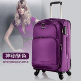 Commercial Trolley Luggage Travel Bag Soft Box Universal Luggage Wheels Luggage Fashion The Box