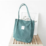 Solid Canvas Shoulder Bags Environmental Shopping Bag Tote Package Crossbody Bags Purses Casual