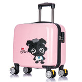 Hotsale!16Inches Children Cartoon Abs Hardside Trolley Luggage Bag,Fashion Sheep Picture Travel